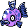 Feebas shiny sprite in Johto Legends