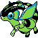 Flygon shiny sprite in Johto Legends