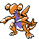 Gabite shiny sprite in Johto Legends