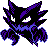 Haunter shiny sprite in Johto Legends