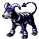 Houndoom shiny sprite in Johto Legends