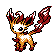 Leafeon shiny sprite in Johto Legends