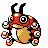 Ledyba front sprite in Johto Legends
