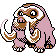 Mamoswine shiny sprite in Johto Legends
