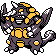 Rhyperior shiny sprite in Johto Legends