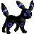 Umbreon shiny sprite in Johto Legends