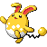Azumarill shiny sprite in Modern Emerald