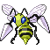 Beedrill shiny sprite in Modern Emerald