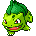 Bulbasaur shiny sprite in Modern Emerald