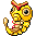 Caterpie shiny sprite in Modern Emerald