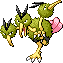 Dodrio shiny sprite in Modern Emerald
