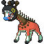 Farigiraf shiny sprite in Modern Emerald