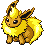 Flareon shiny sprite in Modern Emerald