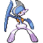 Gallade shiny sprite in Modern Emerald