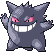 Gengar shiny sprite in Modern Emerald