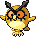 Hoothoot shiny sprite in Modern Emerald