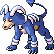 Houndoom shiny sprite in Modern Emerald