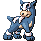 Houndour shiny sprite in Modern Emerald