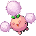 Jumpluff shiny sprite in Modern Emerald