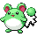 Marill shiny sprite in Modern Emerald
