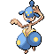 Medicham shiny sprite in Modern Emerald