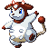 Miltank shiny sprite in Modern Emerald
