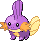 Mudkip shiny sprite in Modern Emerald