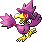 Murkrow shiny sprite in Modern Emerald