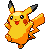 Pikachu shiny sprite in Modern Emerald