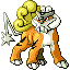 Raikou shiny sprite in Modern Emerald