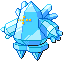 Regice shiny sprite in Modern Emerald