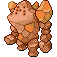 Regirock shiny sprite in Modern Emerald