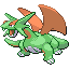 Salamence shiny sprite in Modern Emerald