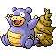 Slowbro shiny sprite in Modern Emerald