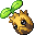 Sunkern shiny sprite in Modern Emerald
