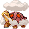Torkoal shiny sprite in Modern Emerald