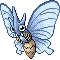 Venomoth shiny sprite in Modern Emerald