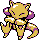 Abra shiny sprite in Pokémon Orange