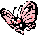 Butterfree shiny sprite in Pokémon Orange