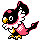Chatot shiny sprite in Pokémon Orange