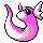 Dratini shiny sprite in Pokémon Orange