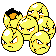 Exeggcute shiny sprite in Pokémon Orange