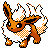 Flareon shiny sprite in Pokémon Orange