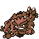 Graveler shiny sprite in Pokémon Orange