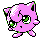 Jigglypuff shiny sprite in Pokémon Orange