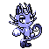 Alolan Meowth front sprite in Pokémon Orange