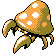 Parasect shiny sprite in Pokémon Orange