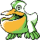 Pelipper shiny sprite in Pokémon Orange