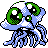 Tentacruel shiny sprite in Pokémon Orange