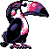 Toucannon shiny sprite in Pokémon Orange